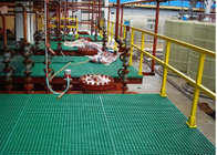China Op zwaar werk berekende Plastic de Vloergrating van FRP voor de Vlotte Oppervlakte van het het Werkplatform fabriek