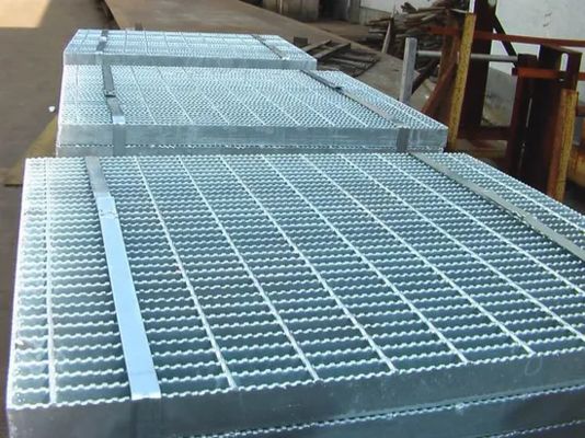 Heavy-Duty Customizable Anti-Corrosion Non-Slip Breathable Steel Grating Galvanized Steel Type