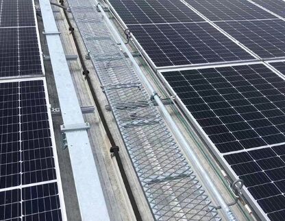 Gegalvaniseerde stalen roosters 1000x6000 mm voor vloeren en industriële platforms