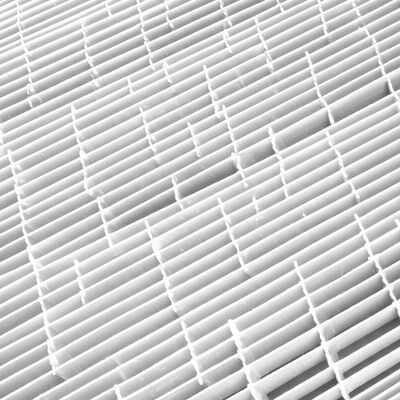 Hot-dip gegalvaniseerd stalen rooster met vierkant raster en Q235 materiaal voor trappenbanen