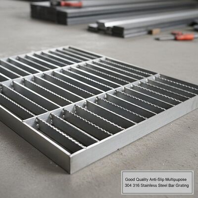 Antislip multifunctioneel 304 316 roestvrijstalen rooster voor industriële veiligheid