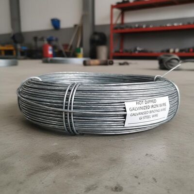 Hot Dipped Galvanized Iron Wire with Q195 Low Carbon Steel and 30-60g/m² Zinc Coating for Construction and Binding