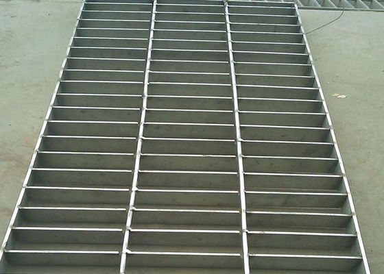 Grating van het roestvrij staal Op zwaar werk berekende Staal, Ronde Bar 25 X 5 SS Vloergrating