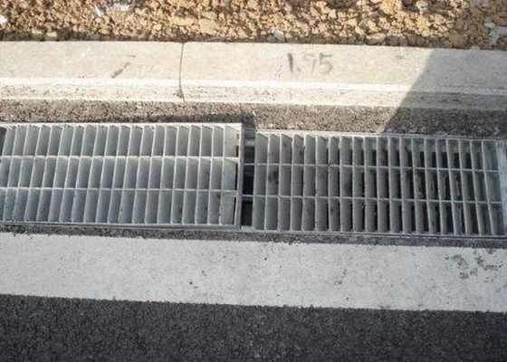 Zwarte/Zilveren Staalgrating Afvoerkanaaldekking 3mm/5mm/Douane Dikte