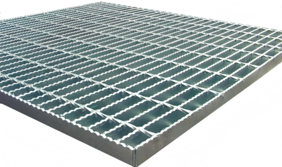 ASTM A123 Standaard A36 Materiaal 100mm Dwarsbalk Snelwegen Veldstaven Stalen Rooster