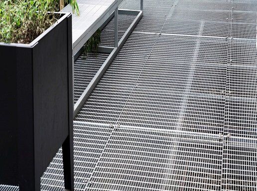 Hot-DIP gegalvaniseerd rooster van roestvrij staal voor buitenste trappen en platformloopwegen