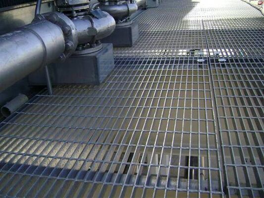Eenvoudige installatie zware galvaniseerde stalen roosters voor platforms en loopbruggen