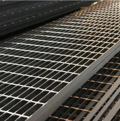 Roestvrij gegalvaniseerd getinte stalen rooster met 25x5 mm lagers voor anti-glijplatformen